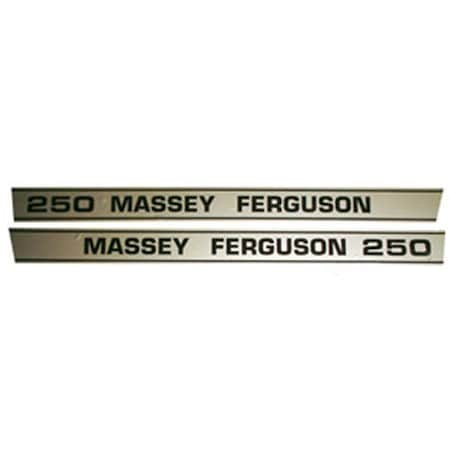 Aftermarket Hood Decal Set MF250